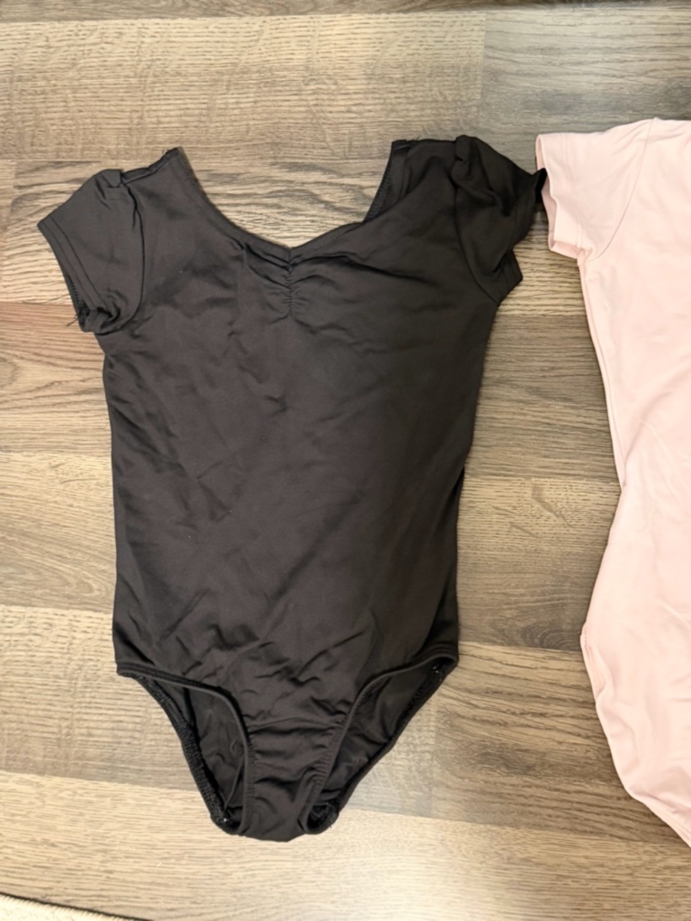 Bundle Kids Light Pink Ballet Bodysuit with Short Sleeve - Picture 5 of 6
